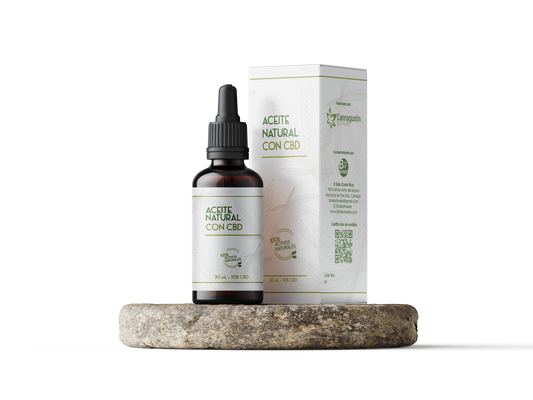 Aceite natural de Cannabis espectro completo con alto contenido de CBD (Cannabidiol). Formulado en aceite de oliva y aceite de ajonjolí. Presentación de 30 ml con concentración de CBD al 10% equivalente a 3000 mg de CBD.