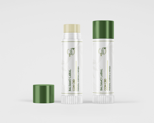 Bálsamo labial con CBD